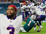 Damar Hamlin is slammed for reaction to Bills' win over Dolphins after Tua Tagovailoa suffered scary concussion following safety's hit