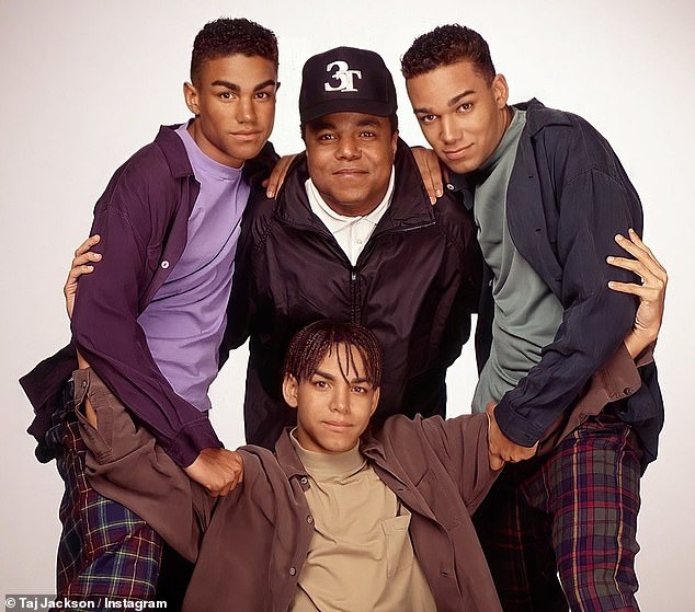 Jackson is survived by his three sons Taj, 41, Taryll, 39 and Tito Joe, 46 - who were in the band 3T and who shared an emotional tribute to their dad