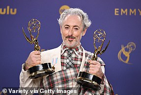 Alan Cumming showed off his Emmys as The Traitors earned Outstanding Reality Competition Program