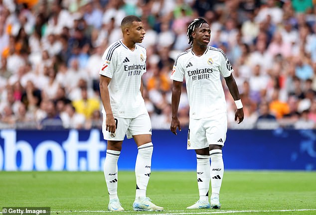 Vinicius Junior (right) is among the Brazil players that are team-mates with Mbappe at Real