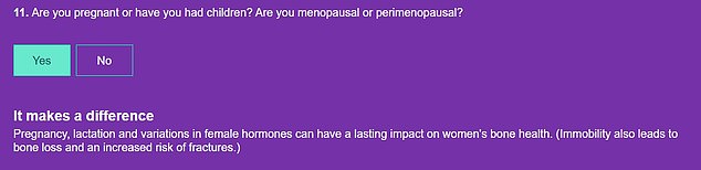 In addition to the menopause, taking steroids for longer than three months or medication for anti-inflammatory conditions can also increase your risk