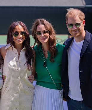 Meghan Markle looks sleek in £30,937 worth of clothes and jewellery at LA charity tennis