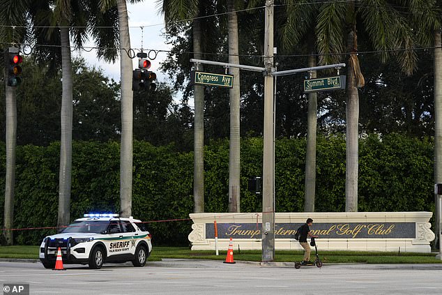 A charging document states that he was located near the tree line at Trump's golf course for nearly 12 hours