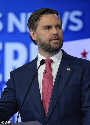 Republican vice presidential nominee J.D. Vance