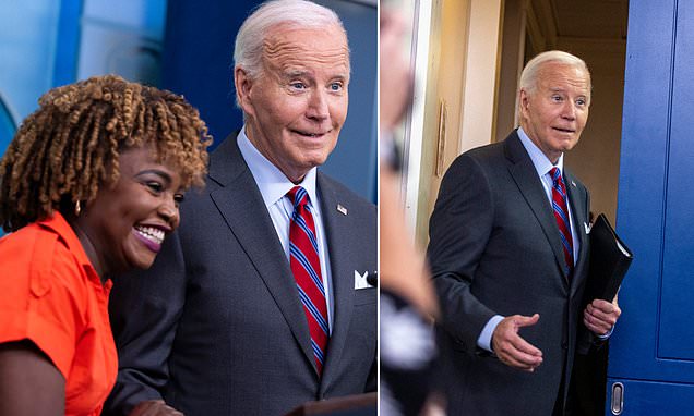 Biden, 81, draws gasps by saying he's 'back in' the 2024 race in cringeworthy exchange