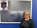 In for the long-term: Michelle Renshaw has been working at the same Nationwide branch for 33 years