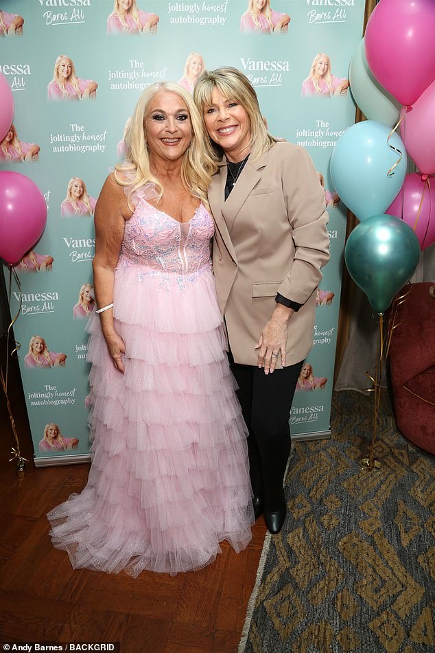 Ruth Langsford showed she has moved on from her former husband Eamonn Holmes following their split as she supported Vanessa Feltz at her book launch