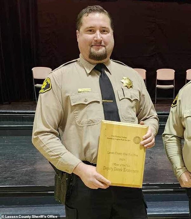 On November 22, a woman informed Deputy Sheriff Derek Kennemore (pictured) that the patient was her brother after she saw a picture of him in a USA Today article from April