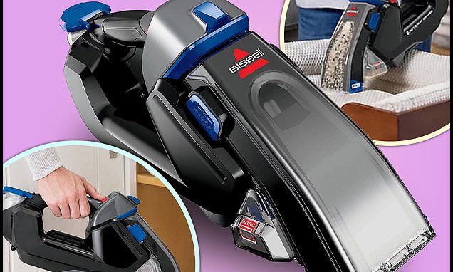 Homeowners are obsessed with this BISSELL handheld vacuum that erases stubborn stains… and