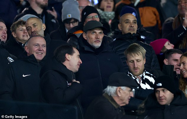 Tuchel later travelled down to the south coast to watch Brighton play host to Arsenal