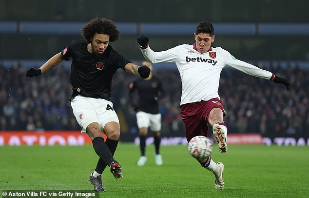 The 27-year-old started Graham Potter's first West Ham game at Aston Villa on Friday night