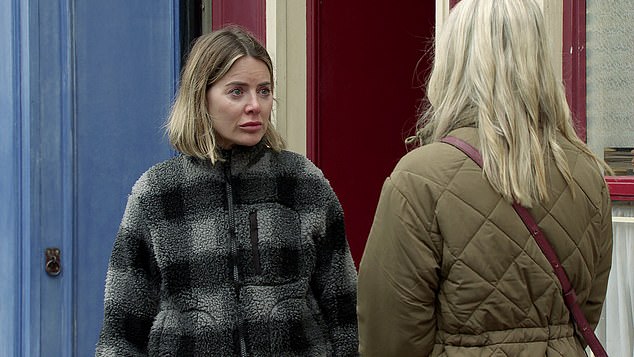 Abi gets upset when Toyah tells her that she should try grief counselling