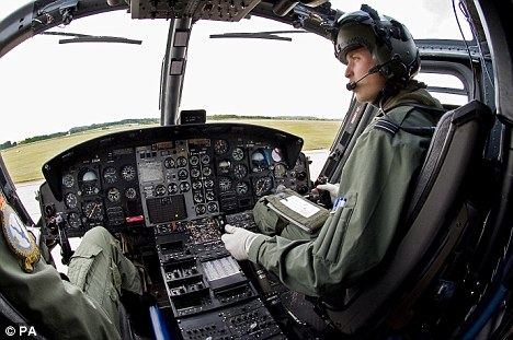 Flight Lieutenant: Prince William earns just over £37,000 for his job in the RAF