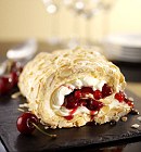 Cherry roulade