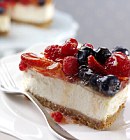 Elderflower cheesecake