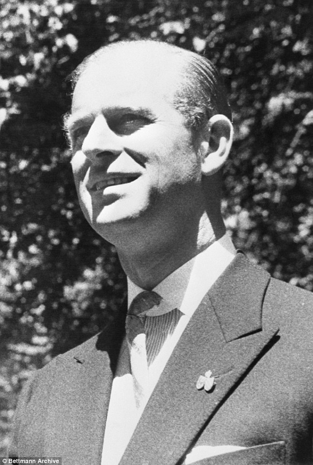 The Duke of Edinburgh in 1957, the same year the Paris Match cover image was taken 