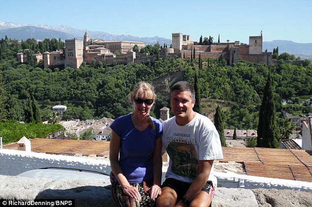 Richard Denning, pictured with wife Christine, was charged £178 by rental firm Goldcar three weeks after he returned home to Bournemouth from a week's holiday in Spain last May