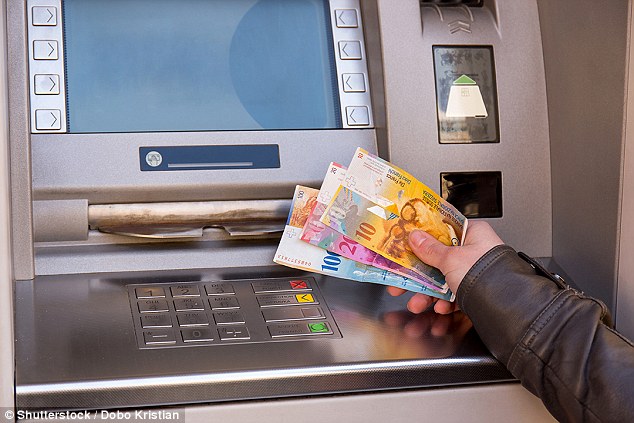 Watch out: Cash withdrawals abroad often come with flat fees of up to £1.50 each