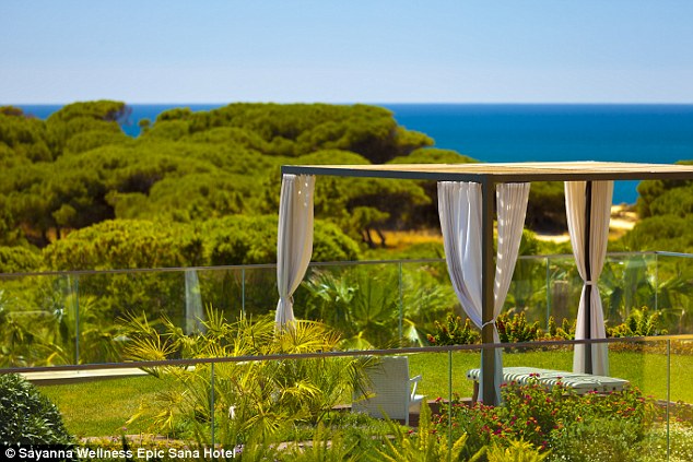 Massage with a view: The glorious set up for an outdoor massage at Sayanna Wellness