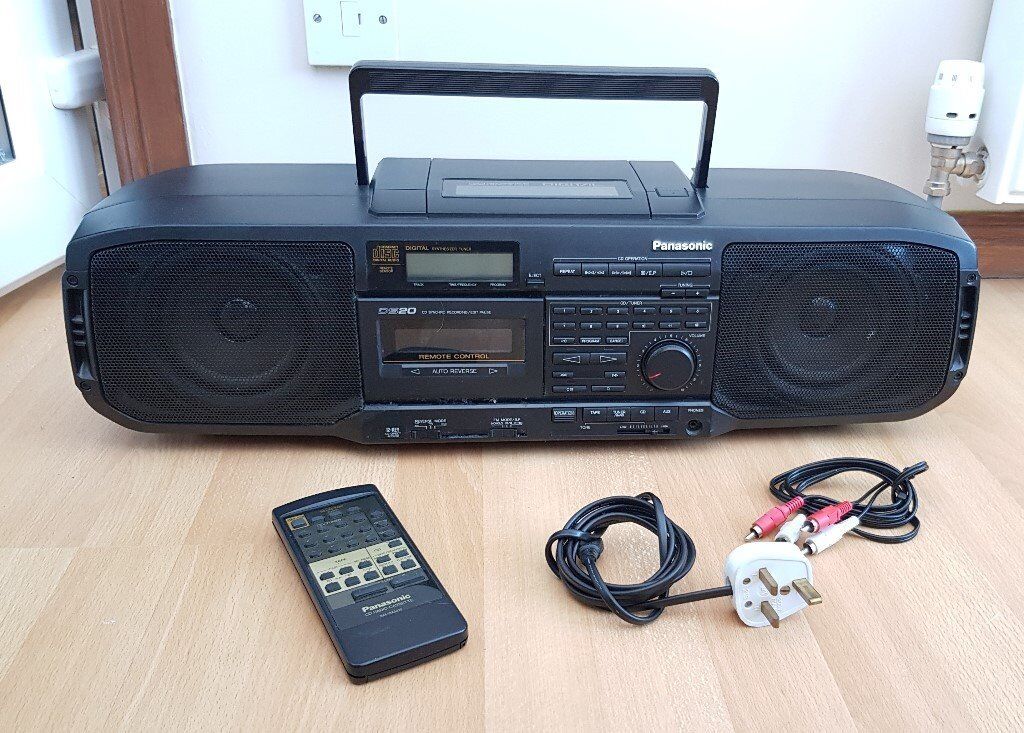 Panasonic Rx Ds Fm Am Radio Cd Cassette Tape Recorder Portable Stereo ...