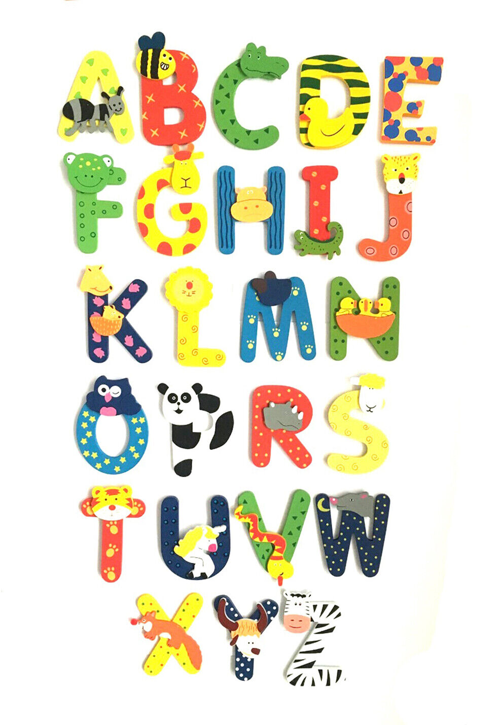 Jungle Animal Letters Printable