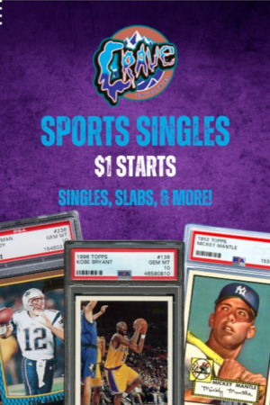 Sport Cards Singles, Slabs, Packs and More!