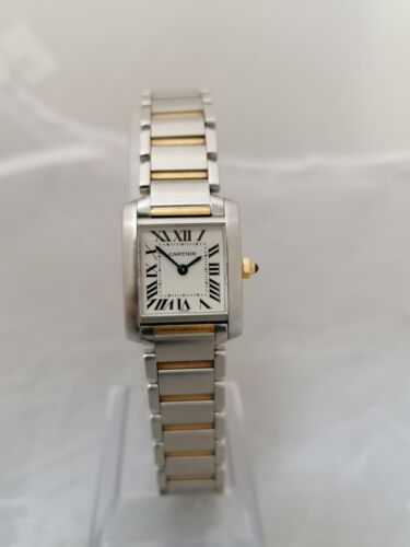 Cartier Tank Francais 1983 Ladies Wristwatch In Stainless Steel And 18ct Gold