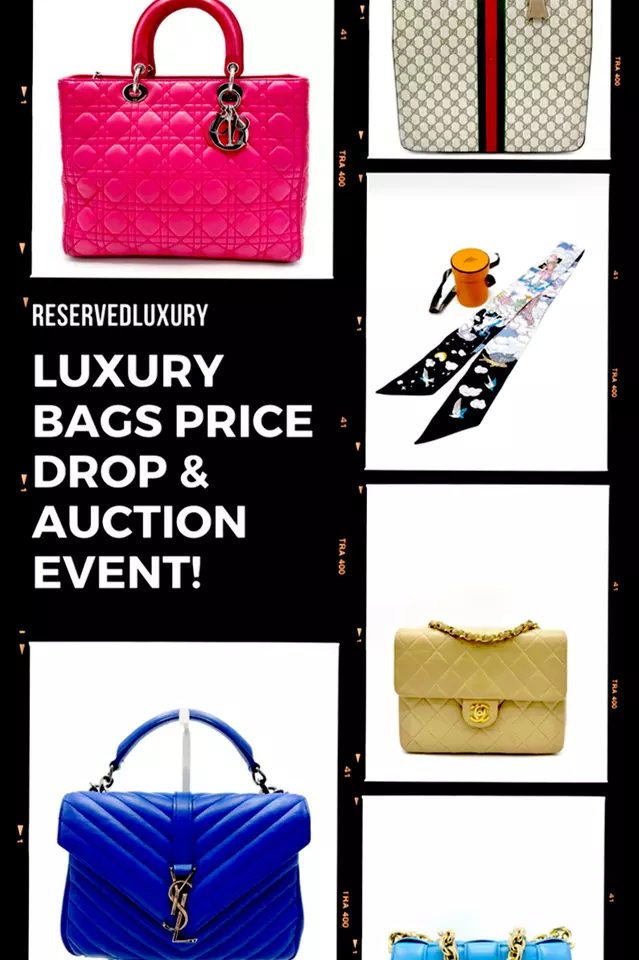 Luxury Bags Price Drop Live & Auctions!