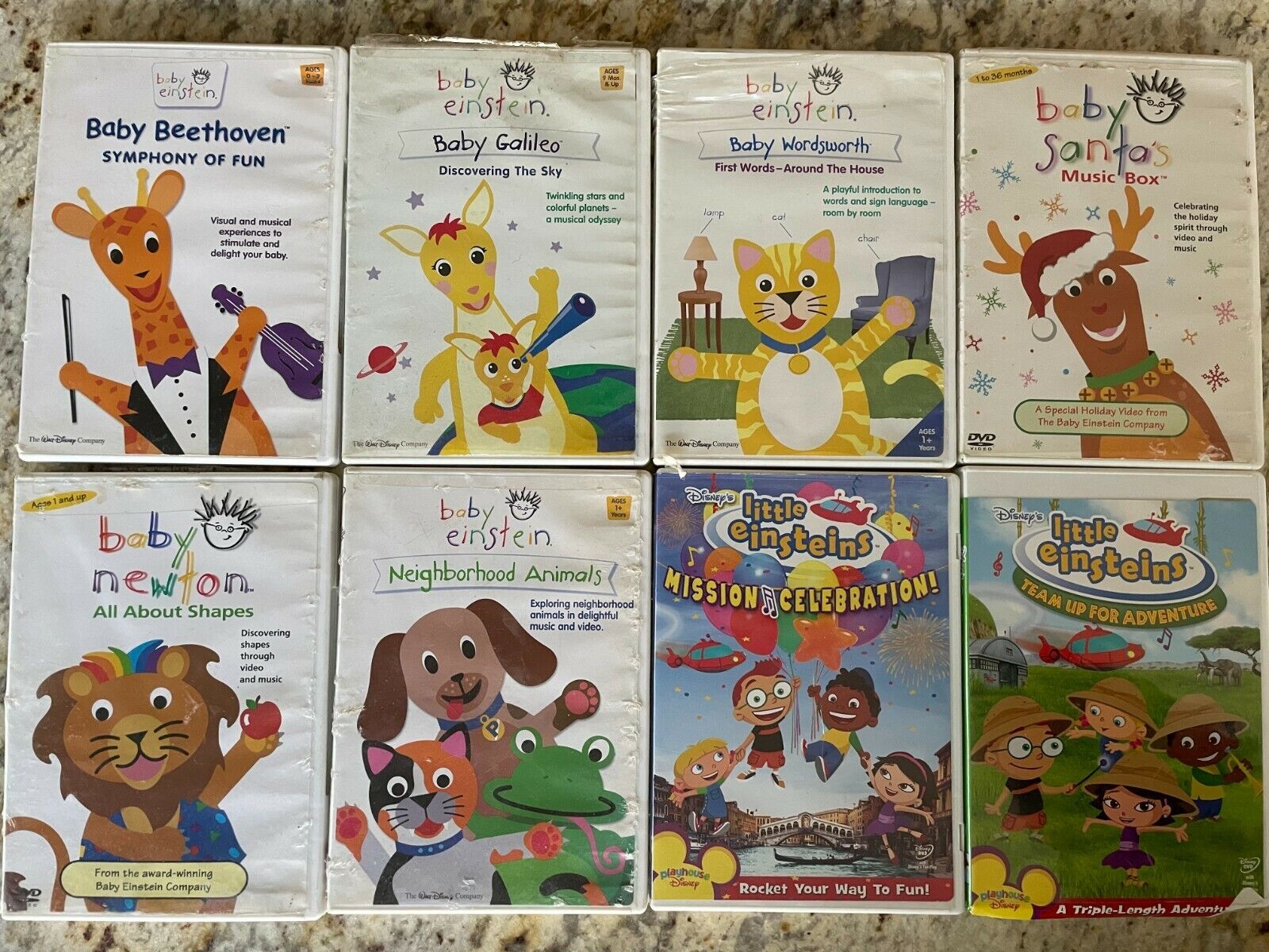 Baby Einstein and Little Einsteins lot of 8 DVD's | eBay