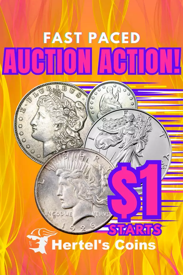 Hertel's Coins Buck & Go Auction W/ Zach