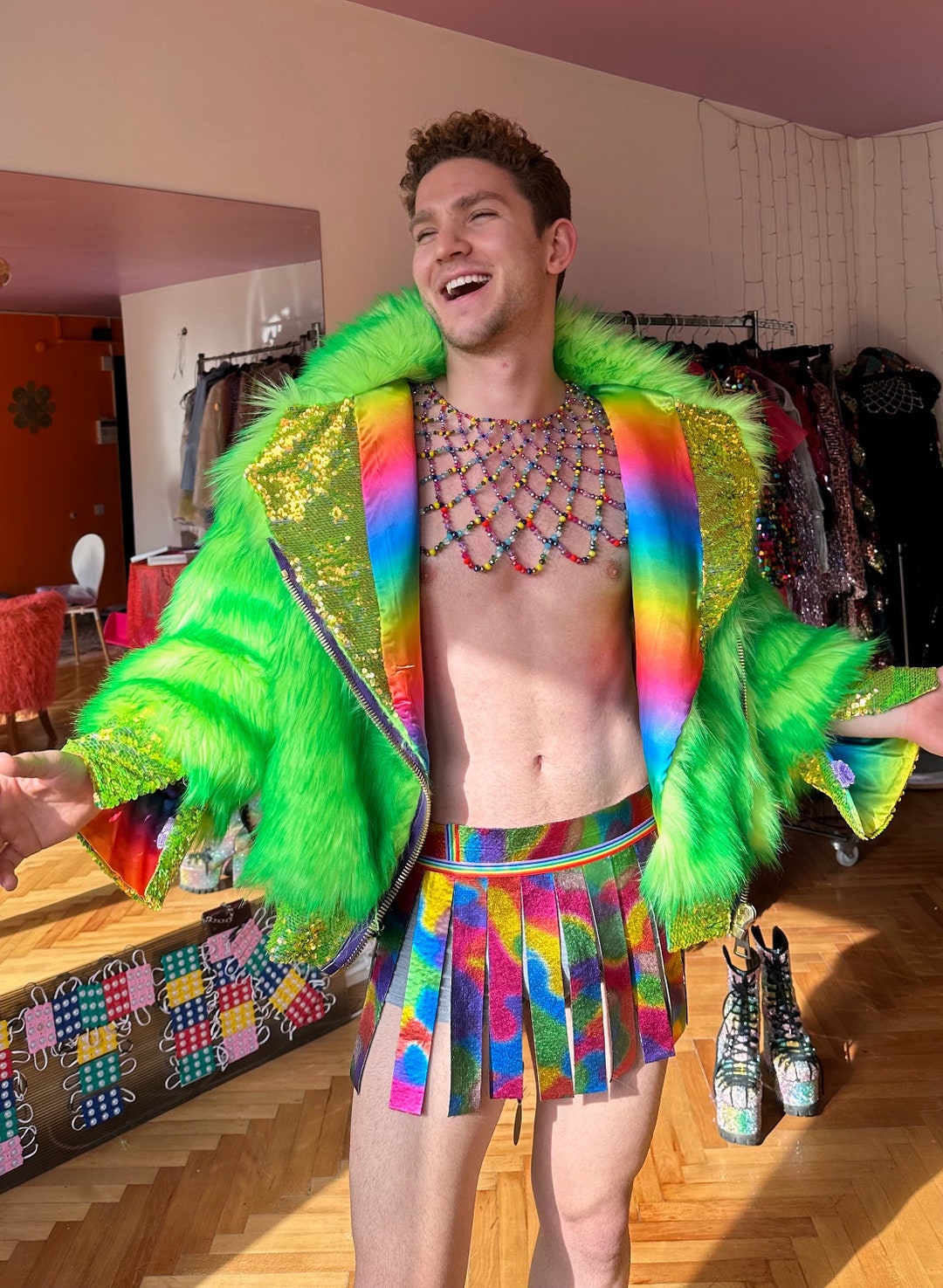 Gay Pride Outfit, Lgbt Pride Outfit, Fire Island Outfit, Pride Fashion ...