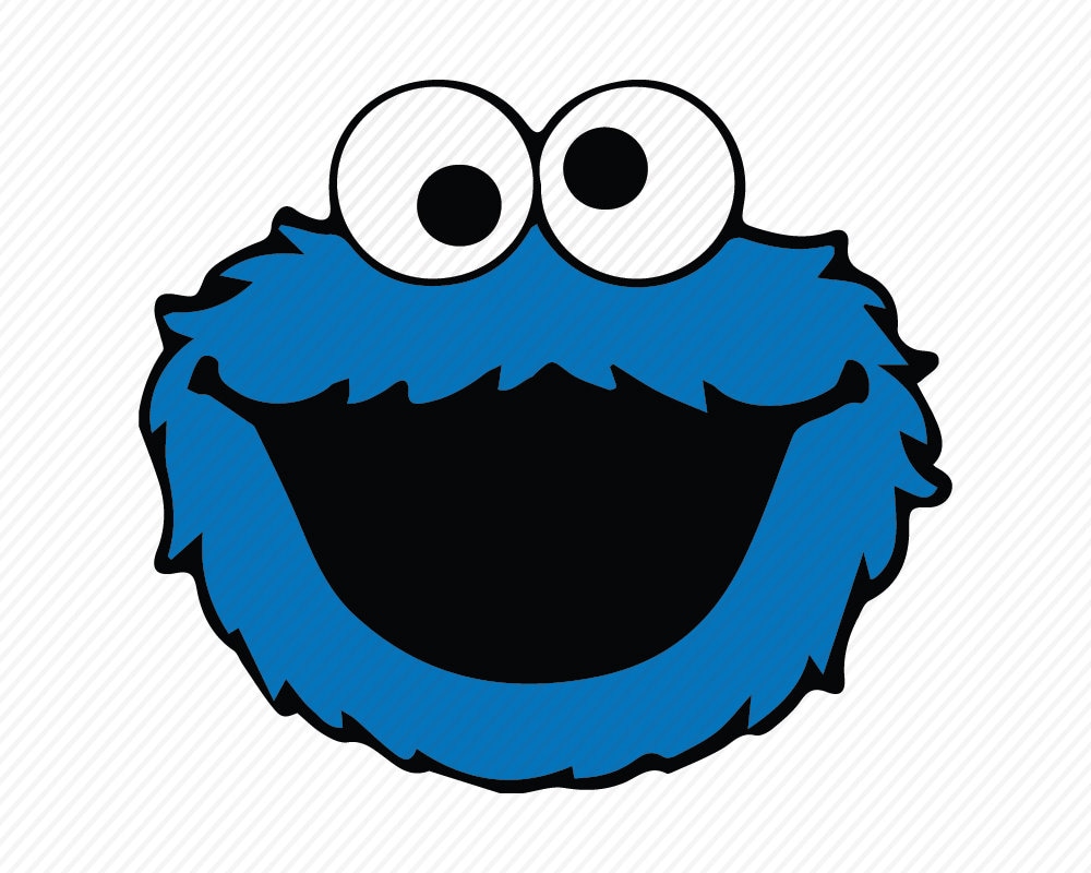 Cookie Monster Face Template