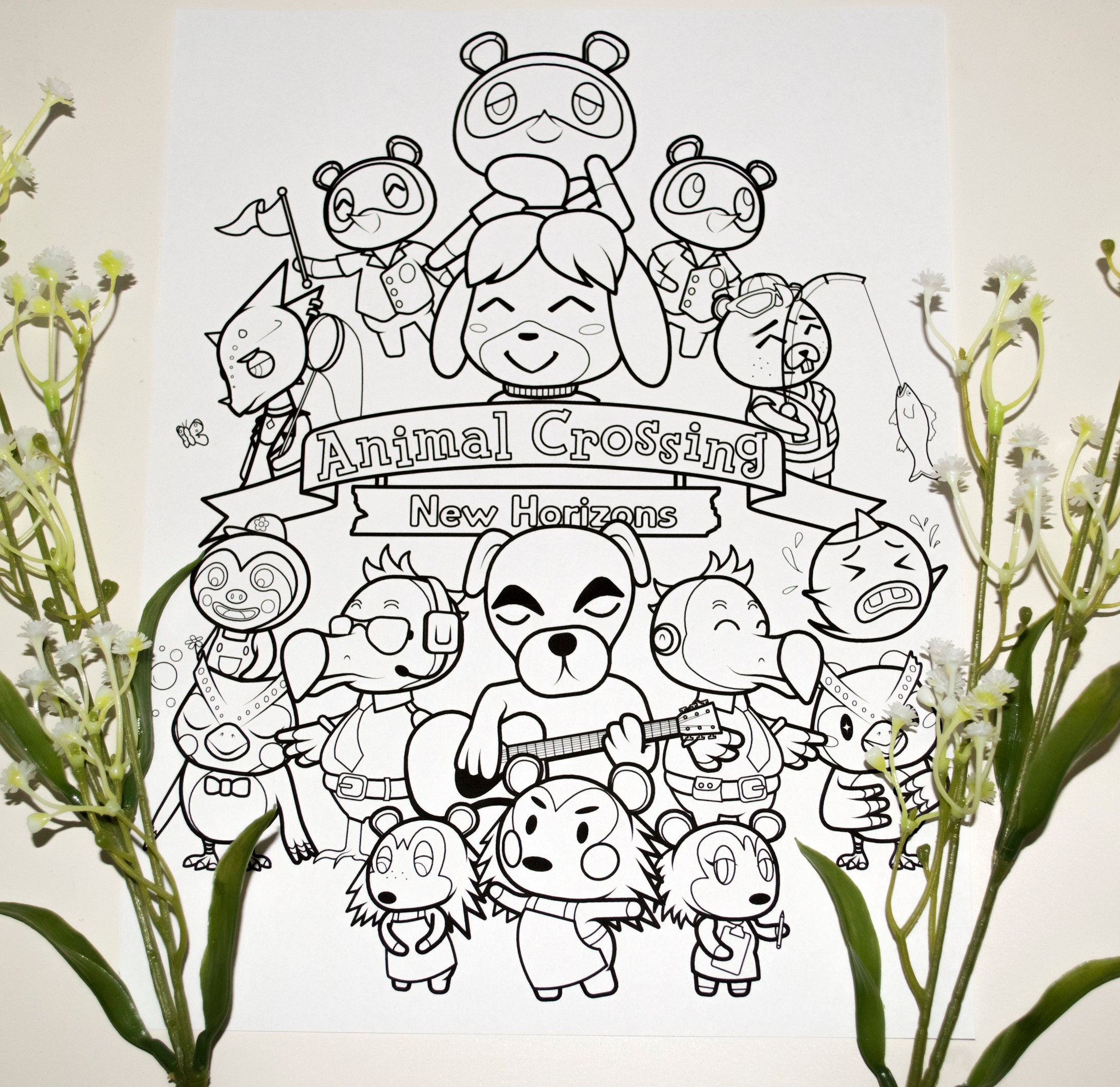 80 Animal Crossing Coloring Pages Marshall Best