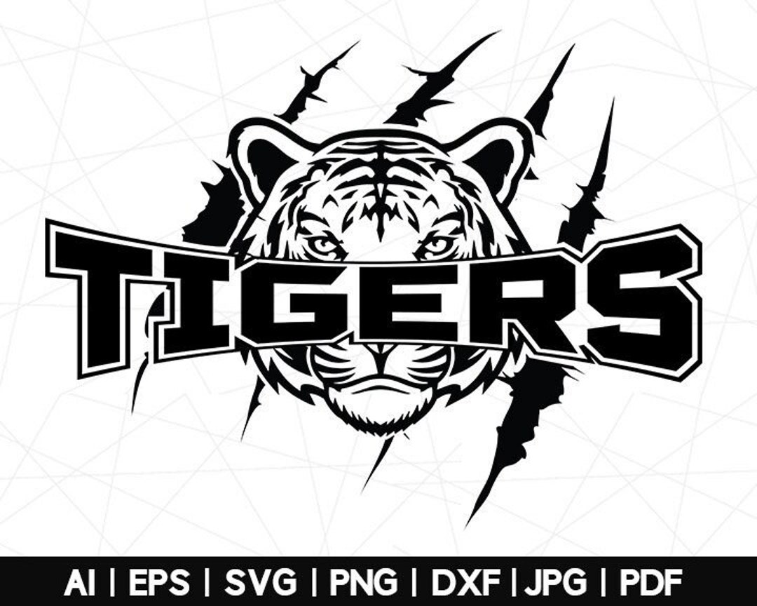 Tigers Svg, Tiger Png, Tigers Mascot Svg, Tigers Svg, Tigers School ...