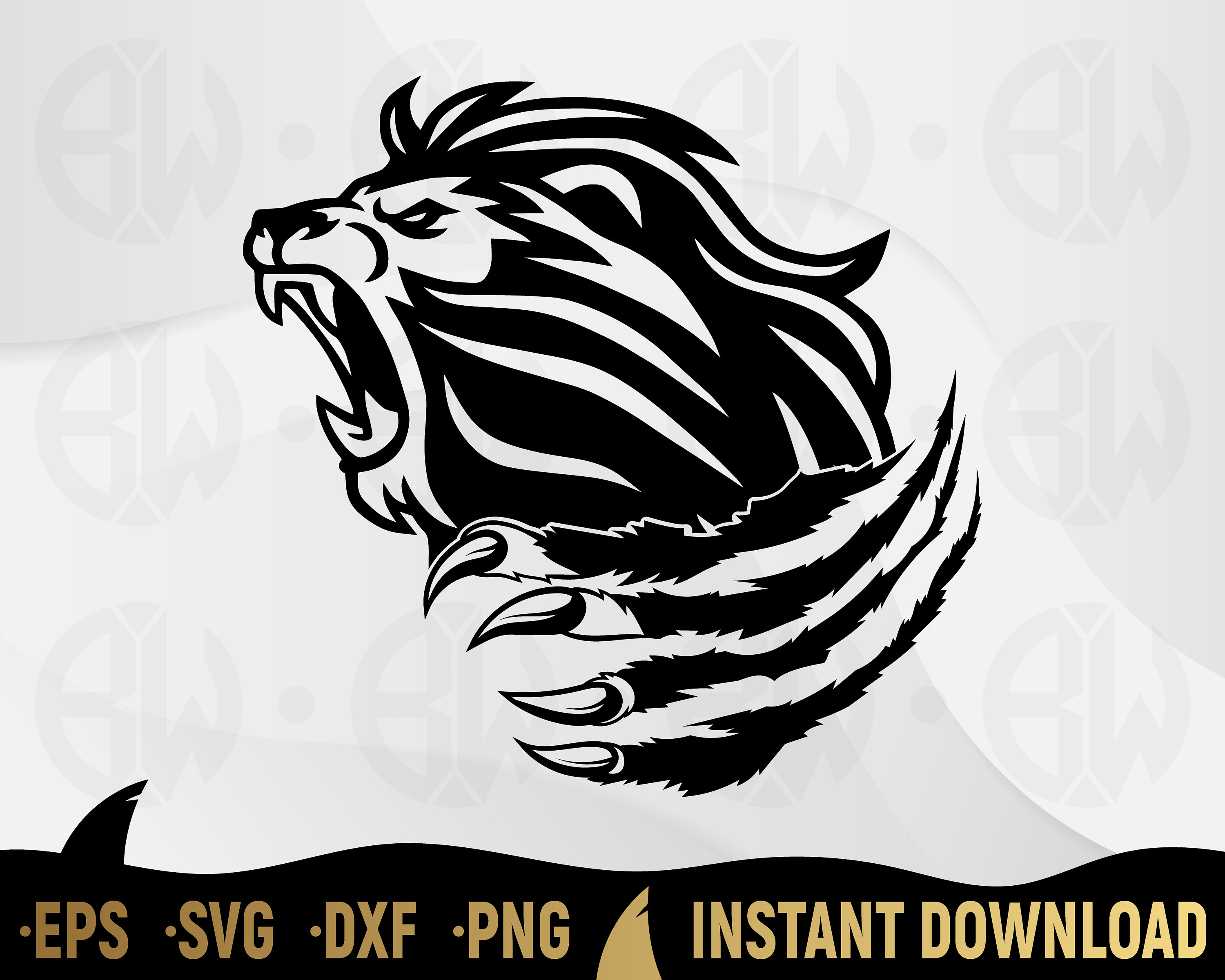 Lion Svg, Lion Attack Svg, Lion Claws Svg, Lion Logo, Lion Rage, Lion ...