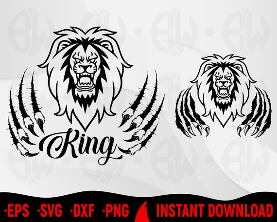 Lion Svg Lion King Svg Lion Logo Claws Svg Lion Claws Etsy | Porn Sex ...