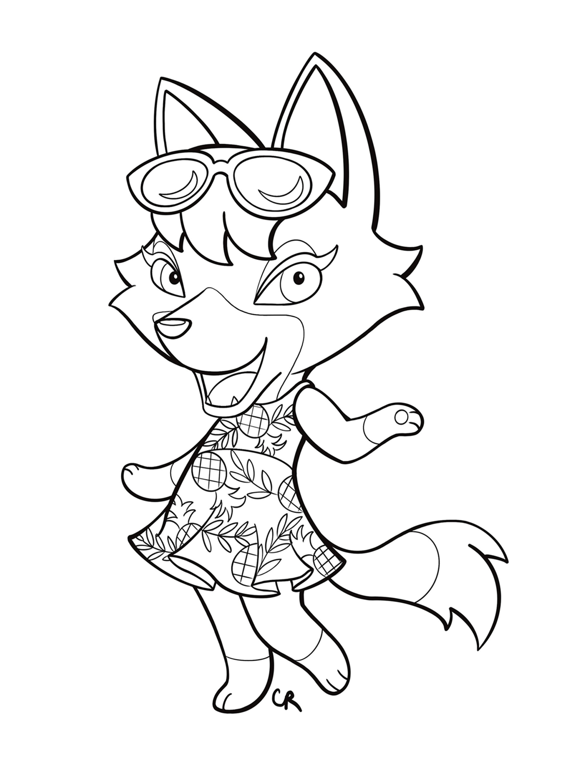 80 Animal Crossing Coloring Pages Marshall Best