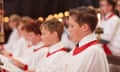 Choirboys sing