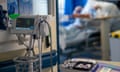 A general view of medical equipment on a NHS hospital ward