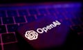 OpenAI logo on a computer