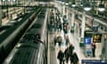 People on a station platform