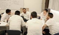 Ultra-Orthodox Jews at the Mego training centre