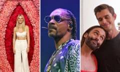 Publicity hounds: actor and Goop mogul Gwyneth Paltrow, rapper Snoop Dogg – who has not given up smoking weed – and Jonathan Van Ness and Antoni Porowski from Queer Eye