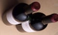 Bottles of Jacob's Creek Australian wine
