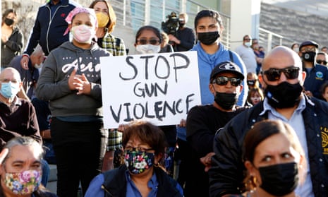 A vigil for the victims of a shooting in San Jose, California, on 27 May 2021. 