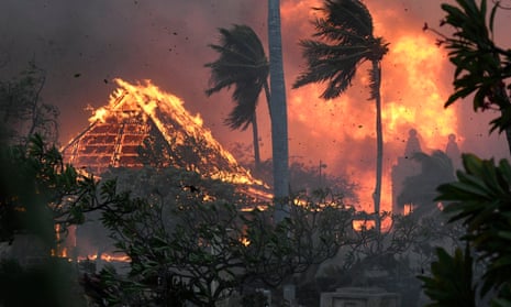 church roof on fire in hawaii