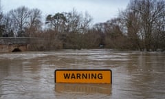 The Great Ouse in Bedfordshire after bursting its banks earlier this year. Photograph: Dan Kitwood/Getty Images