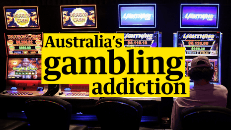 Australia's unshakable gambling addiction, in numbers and charts – video