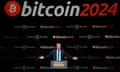 Donald Trump speaks at the Bitcoin 2024 conference  in Nashville