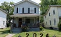 The house where Amanda Bailey and her family live is seen on Friday, June 21, 2024, in Middletown, Ohio. It is the house where "Hillbilly Elegy" author Sen. J.D. Vance, R-Ohio, grew up. Bailey said she thought “Hillbilly Elegy” nailed it, and that former President Donald Trump and Vance would “make a great team.” (AP Photo/Carolyn Kaster)